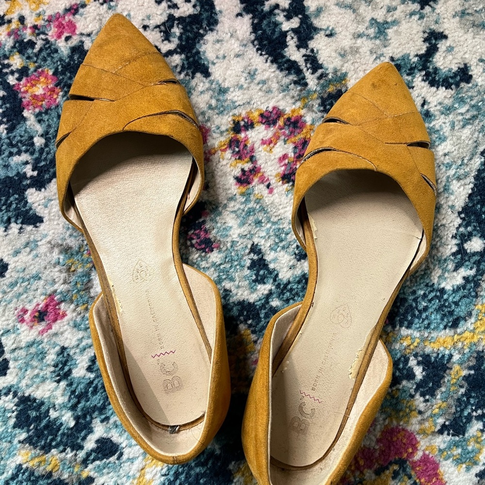 BC Footwear Mustard Flats